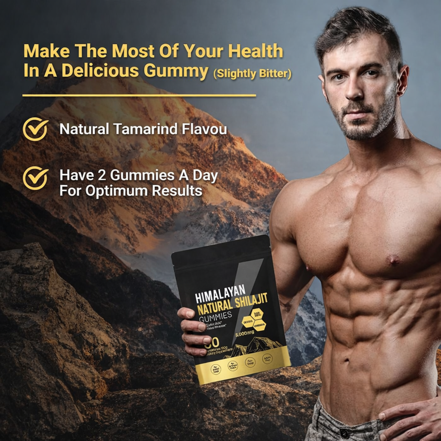 VivaNerra® Himalayan Gold Shilajit Gummies
