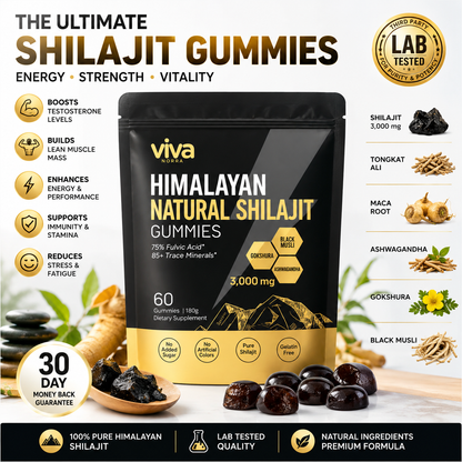 VivaNerra® Himalayan Gold Shilajit Gummies